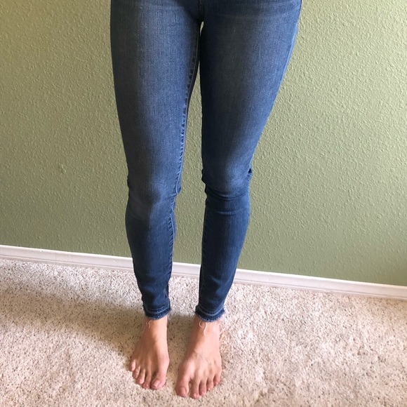 NORDSTROM Medium Rise Skinny Jeans - Picture 2 of 3